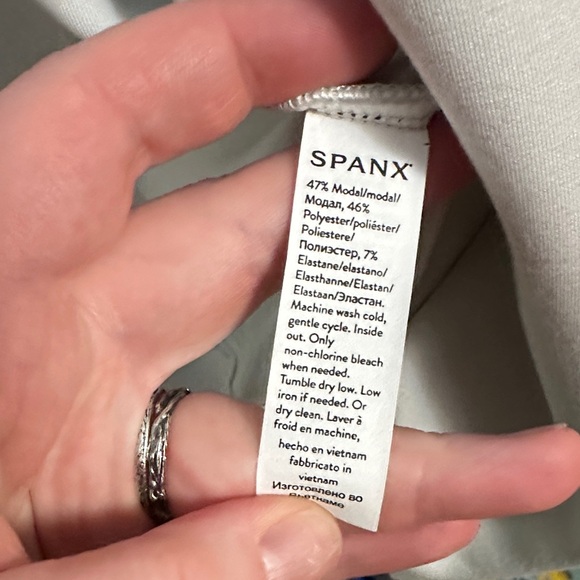 Spanx AirEssentials Cozy White Women's open front cardigan size XL - Picture 5 of 9